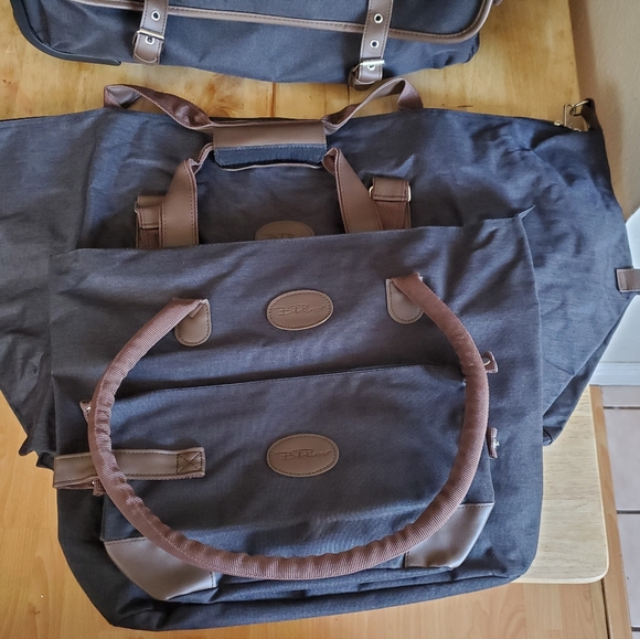 ‼️SOLD‼️ NEW Bella Russo Canvas Oxford Luugage 5 Piece Set - Picture 15 of 16